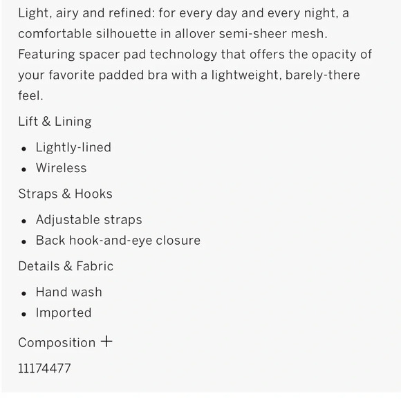 NWT Victoria’s Secret Angelight Lightly Lined Wireless Bra - Picture 3 of 11